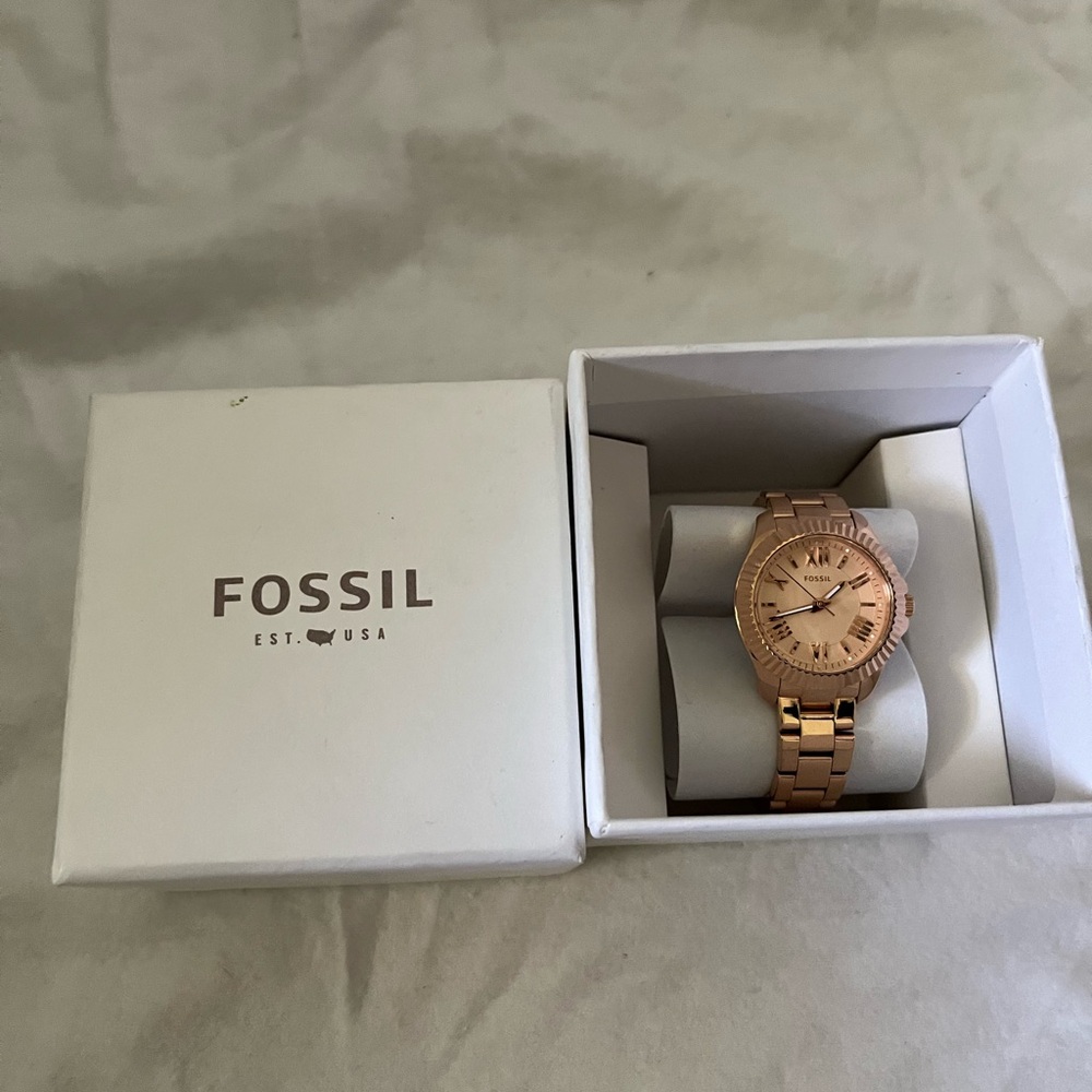 Fossil Rose Gold Watch